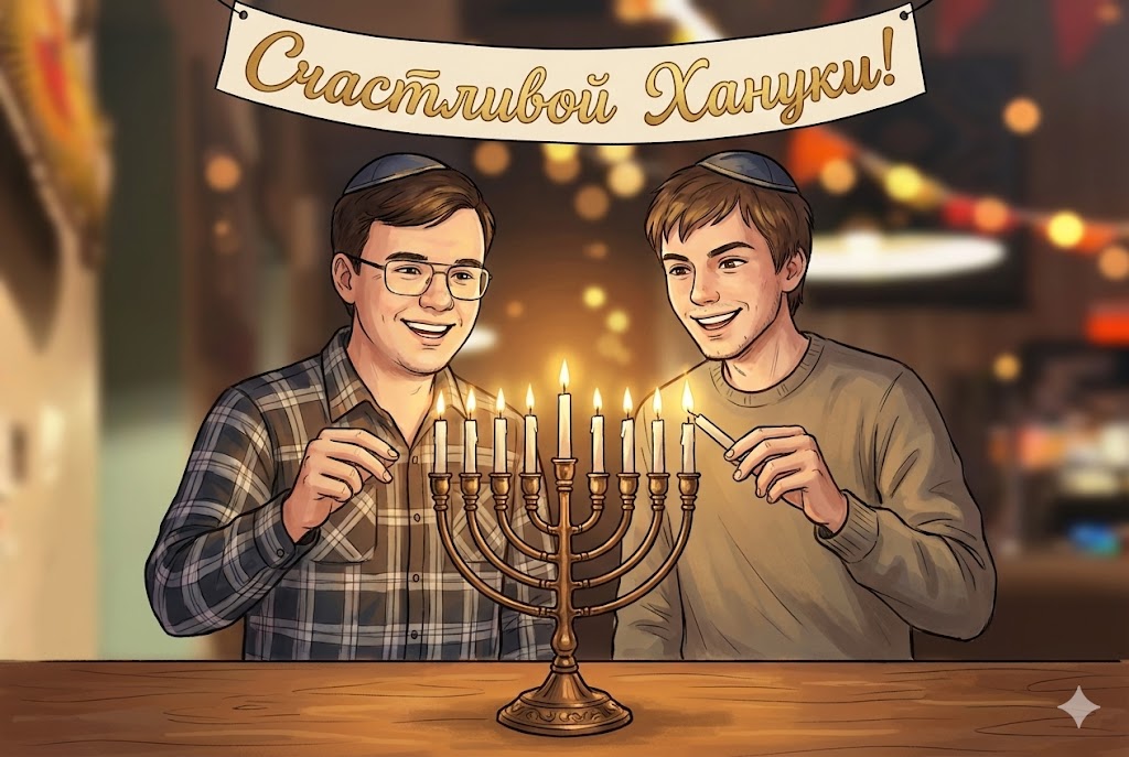 Счастливой Хануки!